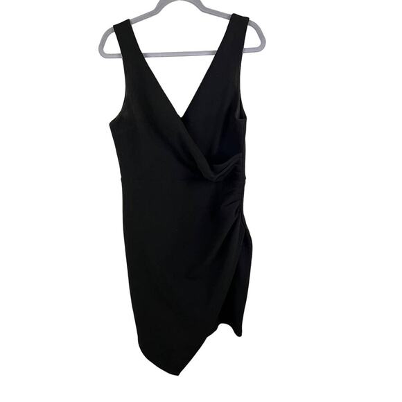 Bisou Bisou Asymmetrical Black Dress Size 12 - Picture 1 of 4